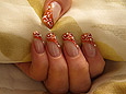  Designing with half pearls and airbrush colours - Nails 159